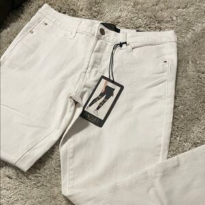 Rachel White Slim Straight Jeans